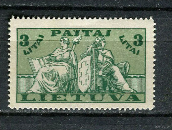 Литва - 1934 - Герб 3L - [Mi.401] - 1 марка. MNH.  (Лот 26HA)-T4P45