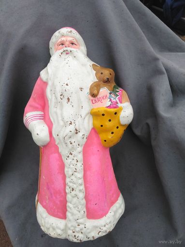 Старинный Ёлочный Дед Мороз. СССР. 42 см