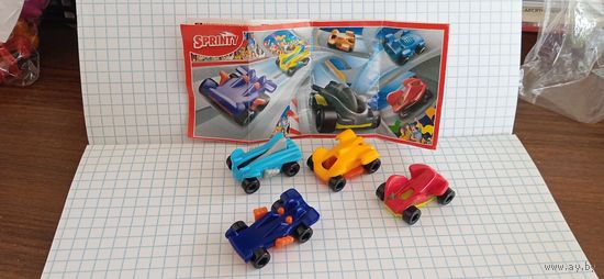 Коллекционные игрушки из Киндер сюрпризов. SPRINTY. SD 263, SD 264, SD 266, SD 267. 15