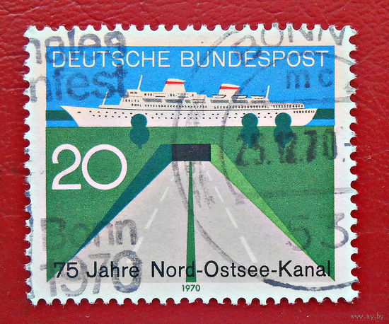 Германия, 1970 г., 75-летие Кильского канала