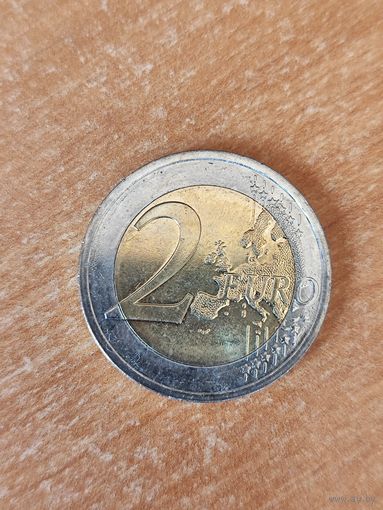 2 евро Литва. Вместе с Украиной.