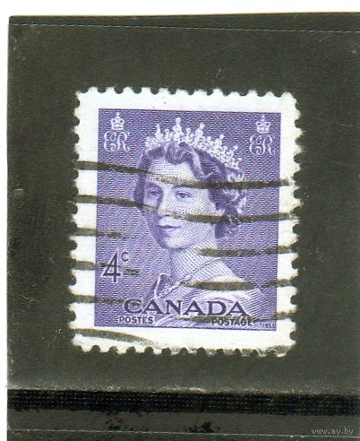 Канада. Ми-280.Королева Елизавета II. Серия: Королева Елизавета II , портрет Карша. 1953.