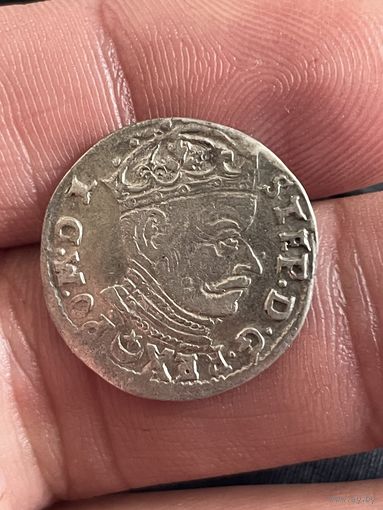 3 гроша 1581 Баторий! Вильно!