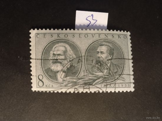 Чехословакия  1953 К.Маркс.