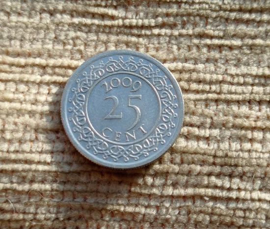 Werty71 Суринам 25 центов 2009