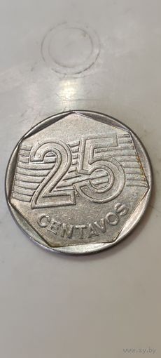 Бразилия 25 сентавос 1994