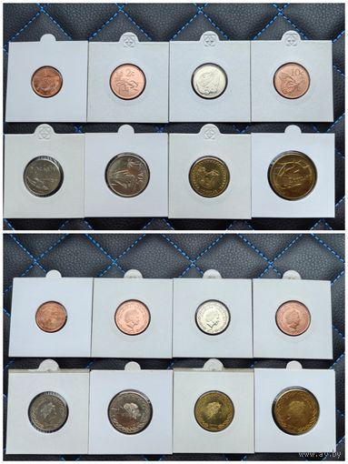 Распродажа !!! Токелау 8 монет (1, 2, 5, 10, 20, 50 центов, 1, 2 доллара) 2017 г. UNC