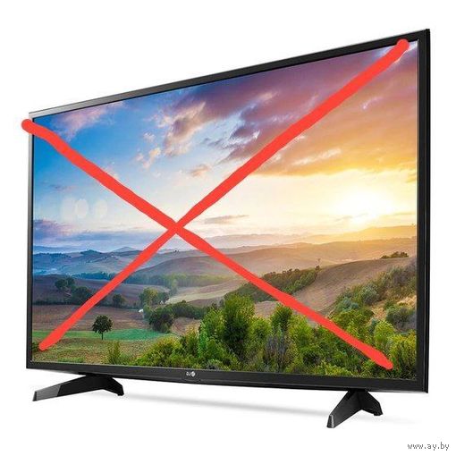 Телевизор LG 43LH570V разбита матрица