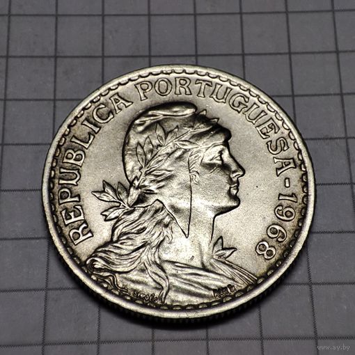 Португалия 1 эскудо 1968 года .