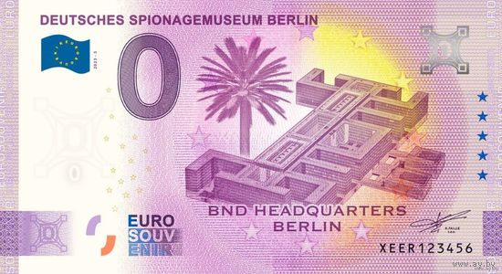 0 евро 2023 год - Немецкая разведка БНД - Германия - UNC