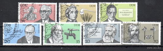 Знаменитые личности ГДР 1978 год серия из 7 марок