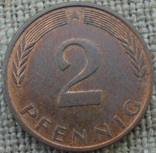 2 пфеннига 1996 А Германия
