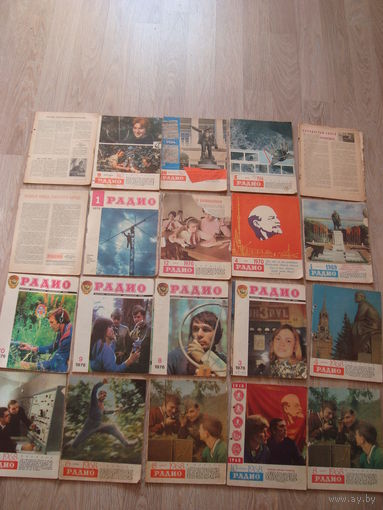 Журнал "Радио" за 76,73,70,69,68,67,66
