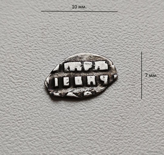 Чешуя / Копейка 1701 г., Пётр I, КГ 1674, Старый денежный двор. Лот че-4,5