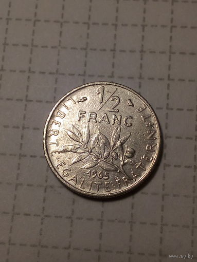 1.2 франк Франция 1965 год