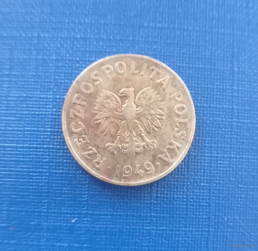 Польша 50 грошей 1949 медно-никель