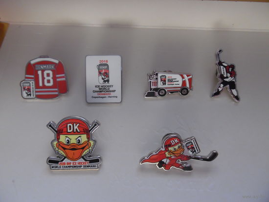 ОФИЦИАЛЬНЫЕ ЗНАЧКИ С ЧМ-2018 ПО ХОККЕЮ.NEH.