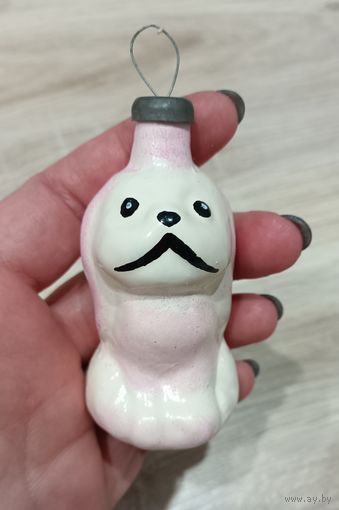 Ёлочные игрушки. Собака. Сказка про репку.