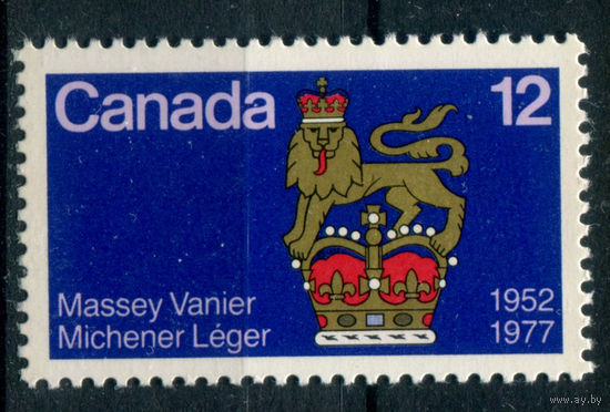 Канада - 1977г. - 25-я годовщина вступления в должность первого генерал-губернатора канадского происхождения - 1 марка - полная серия, MH [Mi 660]. #3-WB-84-KS-5