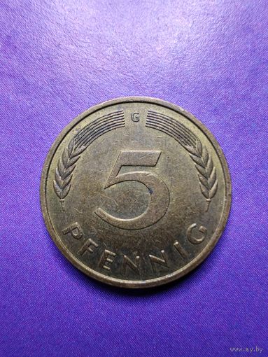Германия ФРГ 5 пфеннигов 1984 G
