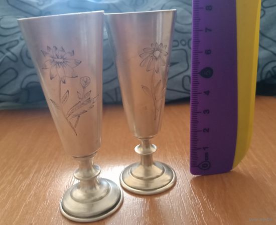 Две красивые рюмки из СССР. Клейма производителя. Распродажа коллекции!
