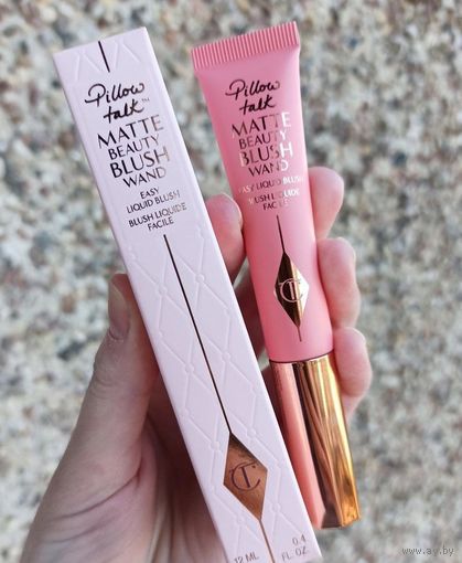 Кремовые румяна (матовые) Charlotte Tilbury Pillow Talk Matte Beauty Blush Wand 12 ml в оттенке Pink Pop