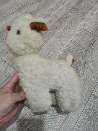 Игрушка мягкая советская барашек