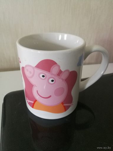 Кружка Peppa Pig лицензия, с фабричным клеймом. Новая