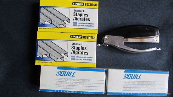 Степлер канцелярский Safina (США) с антистеплером, модель # 121, + 20 000 скоб