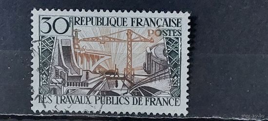 РАСПРОДАЖА ФРАНЦИЯ 1957г. Полная серия. Гаш.