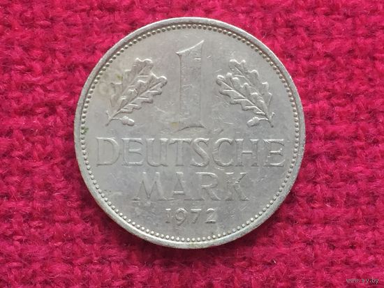 ФРГ 1 марка 1972 г. D