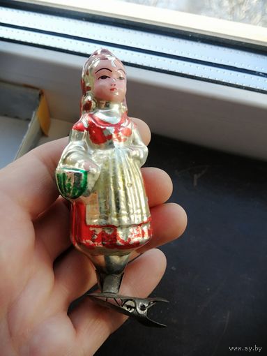 Елочная игрушка красная шапочка