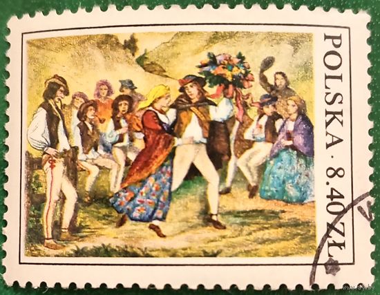 Польша 13 июня 1977. Свадебный танец гуралов со свадебной розой