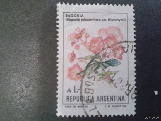 Аргентина 1985 Цветы А 1,0