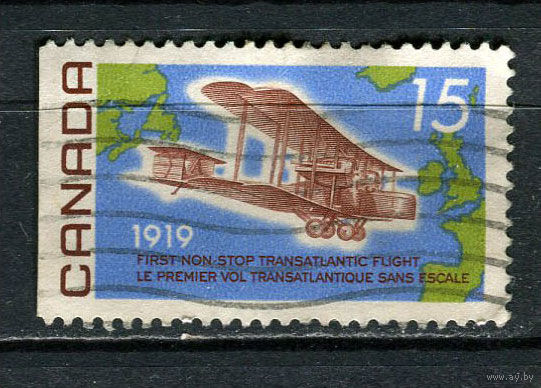Канада - 1969 - Авиация - [Mi. 436] - полная серия - 1 марка. Гашеная.  (Лот 16HL)-T2P1