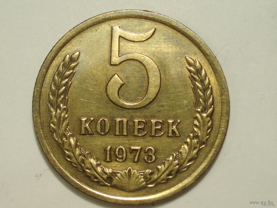 5 копеек 1973 aUNC
