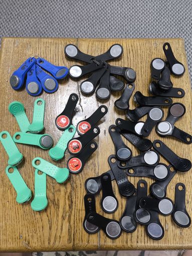 Ключи электронные чипы для домофонов, сигнализаций, старт с 10 руб