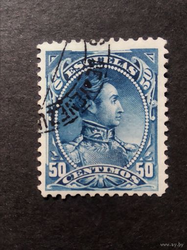 Венесуэла \165ф\ 1882 Симон Боливар. служебная