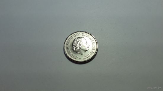 25 центов 1968 г. Нидерланды, королева Юлиана. Внимательно читайте объявление.