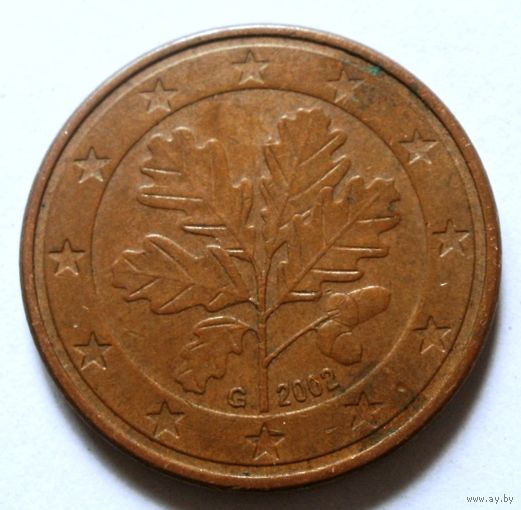 5 евроцентов 2002 G Германия