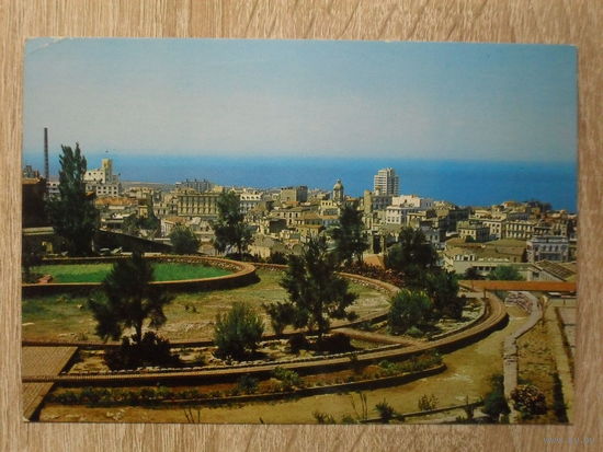 ЧИСТАЯ ОТКРЫТКА АЛЖИР. " MOSTAGANEM. ОБЩИЙ ВИД."
