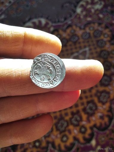 Грош 1627 года с рубля