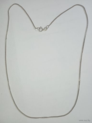 Распродажа серебра 14 лотов с рубля !!! Цепочка серебряная 925 проба .