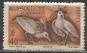 Новая Каледония. Нелетающая птица Каду. 1948г. Mi#328.