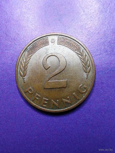 2 пфеннинга 1979 D