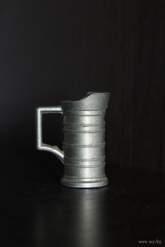 Оловянный, декоративный, миниатюрный кувшин.
