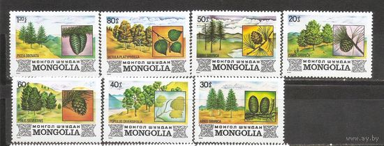 ФФ1 Монголия 1982 Деревья