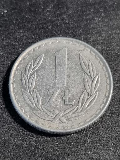 Польша 1 злотый 1986
