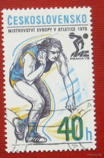 Чехословакия. Спорт. ( 1 марка ) 1978 года. 4-9.