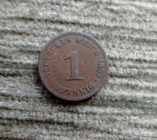 Werty71 Германия 1 пфенниг 1899 А
